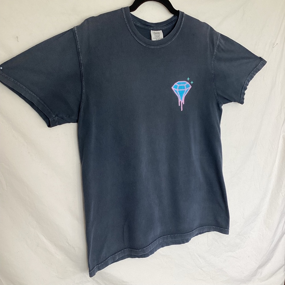 Vintage Dan TDM merch melting diamond t shirt by comfort colors - Picture 2 of 11